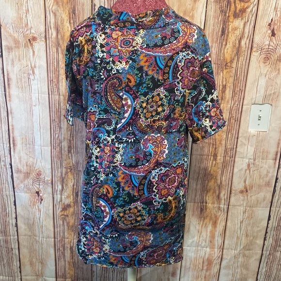 Women’s New Directions Bundle of two Multicolor Size 3x Paisley Asymmetric Tunic - Picture 3 of 13